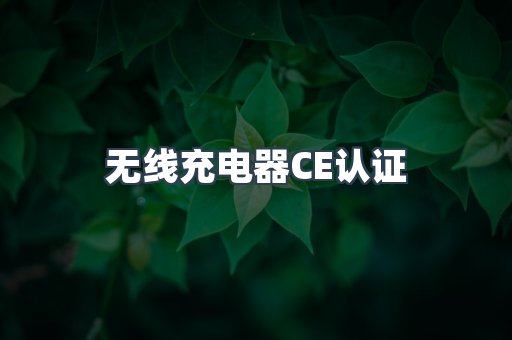 无线充电器CE认证